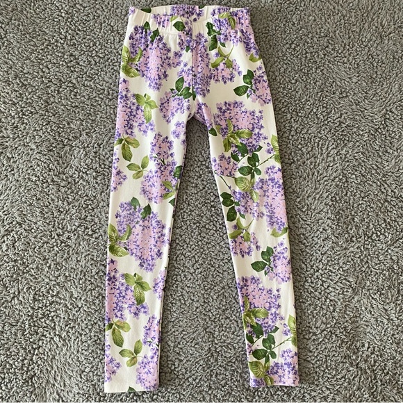 Gymboree Girls size 7 Spring Outfit Lavender Purple Short Sleeves Leggings - Picture 10 of 13